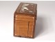 Box box with cigarettes rosewood inlay elephants palms nineteenth