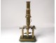 Antique microscope Radiguet &amp; Opticians son Paris optical brass cabinet 19th
