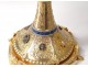 Neo-gothic chalice silver vermeil Minerve Besnard Paris diamonds angels twentieth