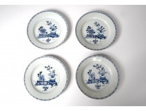 China porcelain dish plate India Company Kangxi Eighteenth Birds