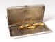 English silver cigarette case London Cohen &amp; Charles silver twentieth