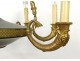 Empire chandelier 8 lights gilt bronze dolphins palmettes early twentieth century
