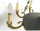 Empire chandelier 8 lights gilt bronze dolphins palmettes early twentieth century