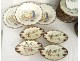Crockery set 102PC earthenware Creil Montereau decor Parisian Richard nineteenth