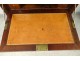 Secretary sash Louis XVI mahogany marble stamped L. Moreau eighteenth