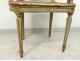 Louis XVI caned office armchair carved gilded Napoleon III nineteenth