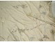 Bedspread bed cover silk embroidery birds bamboo foliage China nineteenth