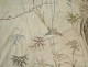 Bedspread bed cover silk embroidery birds bamboo foliage China nineteenth