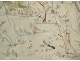 Bedspread bed cover silk embroidery birds bamboo foliage China nineteenth