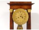 Pendulum gantry Empire columns mahogany gilt bronze griffons clock nineteenth