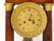 Pendulum gantry Empire columns mahogany gilt bronze griffons clock nineteenth