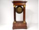 Pendulum gantry Empire columns mahogany gilt bronze griffons clock nineteenth