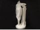 Large alabaster sculpture Saul Fanfani woman antique fountain wildlife nineteenth