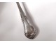 Solid silver sprinkling spoon Minerve Queille coat of arms blazon nineteenth