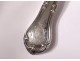 Solid silver sprinkling spoon Minerve Queille coat of arms blazon nineteenth