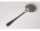 Spoon sprinkle solid silver Vieillard Paris shell 59gr nineteenth