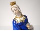 Porcelain German statue Passau Bavaria Queen Middle Ages crown nineteenth