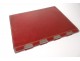Hermès desk pad Paris Dupré-Lafon leather red bronze vintage twentieth