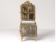 Jewelry box double brass box gold beveled glass Napoleon III nineteenth
