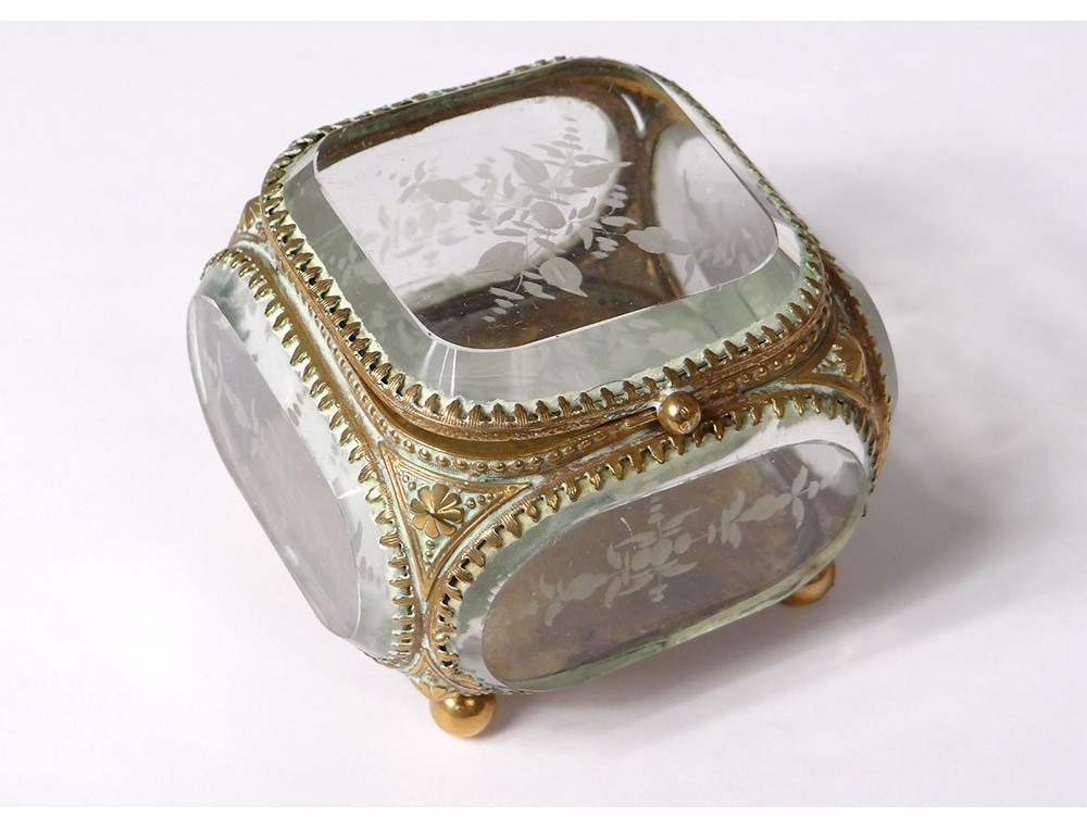boite à bijoux en verre napoléon 3 boite à bijoux en verre napoléon 3