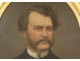 HST painting portrait man Emile Besqueut Master Forges Kerino Vannes nineteenth