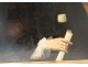 HST painting portrait religious knight abbot prior coat of arms coat of arms 18th