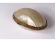 Mother of pearl egg holder gold metal chaplet box nineteenth century