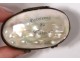 Mother of pearl egg holder gold metal chaplet box nineteenth century