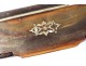 Snuffbox box horn inlays mother of pearl snuffbox Napoleon III 19th century