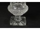 Vase cut crystal Saint-Louis model Versailles pointe diamonds twentieth