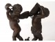 Bronze sculpture Loves cherub musicians drum Clodion nineteenth century