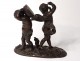 Bronze sculpture Loves cherub musicians drum Clodion nineteenth century