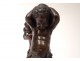 Bronze sculpture Loves cherub musicians drum Clodion nineteenth century