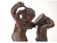 Bronze sculpture Loves cherub musicians drum Clodion nineteenth century