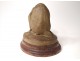 Terracotta Sculpture Charles Virion Chat Toilet Cytère Unis France Nineteenth