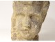 Cherry stone limestone carving Cherub love 17th century