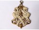 Brooch jewel gothic metal enamel Gothic dragons Napoleon III nineteenth