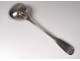 Silver plated ladle goldsmith Christofle model net twentieth century