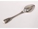 12 teaspoons silver plated Christofle monogram twentieth century