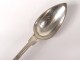 12 teaspoons silver plated Christofle monogram twentieth century