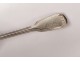 12 teaspoons silver plated Christofle monogram twentieth century