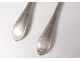 Housewife 72PC covered ladle silver metal Ribbon Cailar-Bayard twentieth century