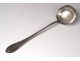 Housewife 72PC covered ladle silver metal Ribbon Cailar-Bayard twentieth century