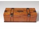 Glove box Walnut Shop Au Petit Dunkirk Paris metal nineteenth century