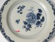 2 plates china china company India white blue bamboo flowers Kangxi 18th