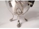 Service coffee tea Empire solid silver Minerva Orfèvrerie Marais 2536gr XXè