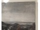 Engraving Veldhoen seascape dune Netherlands Holland seaside beach twentieth