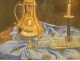 HST Painting Still Life with Candlestick 1949