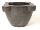 Mortar black marble apothecary mortar nineteenth century