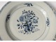 Hollow plate porcelain plate Company India white-blue garden Kangxi 18th